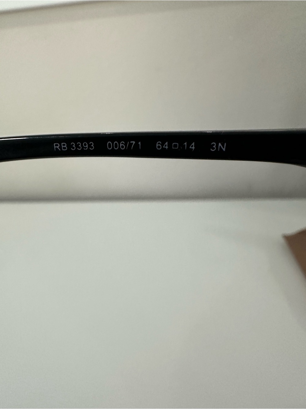 Ray-Ban Black Frame Sunglasses with Dark Green Lenses - Picture 2 of 5